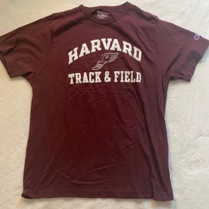 Harvard track and field champion tee